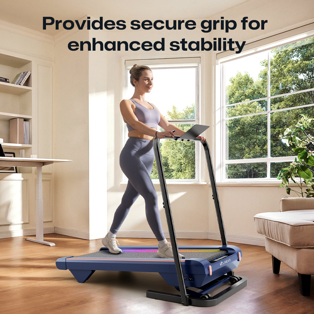UREVO Walking pad handrail — manufacturer photo 2